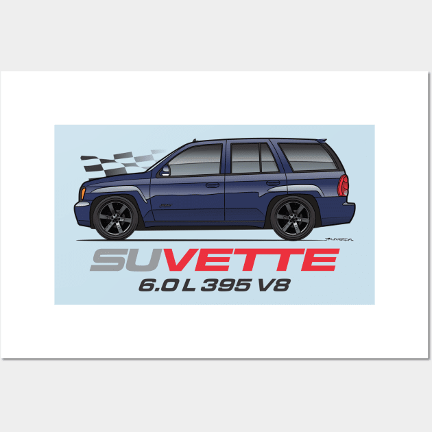 SuVette Blue GW Wall Art by JRCustoms44